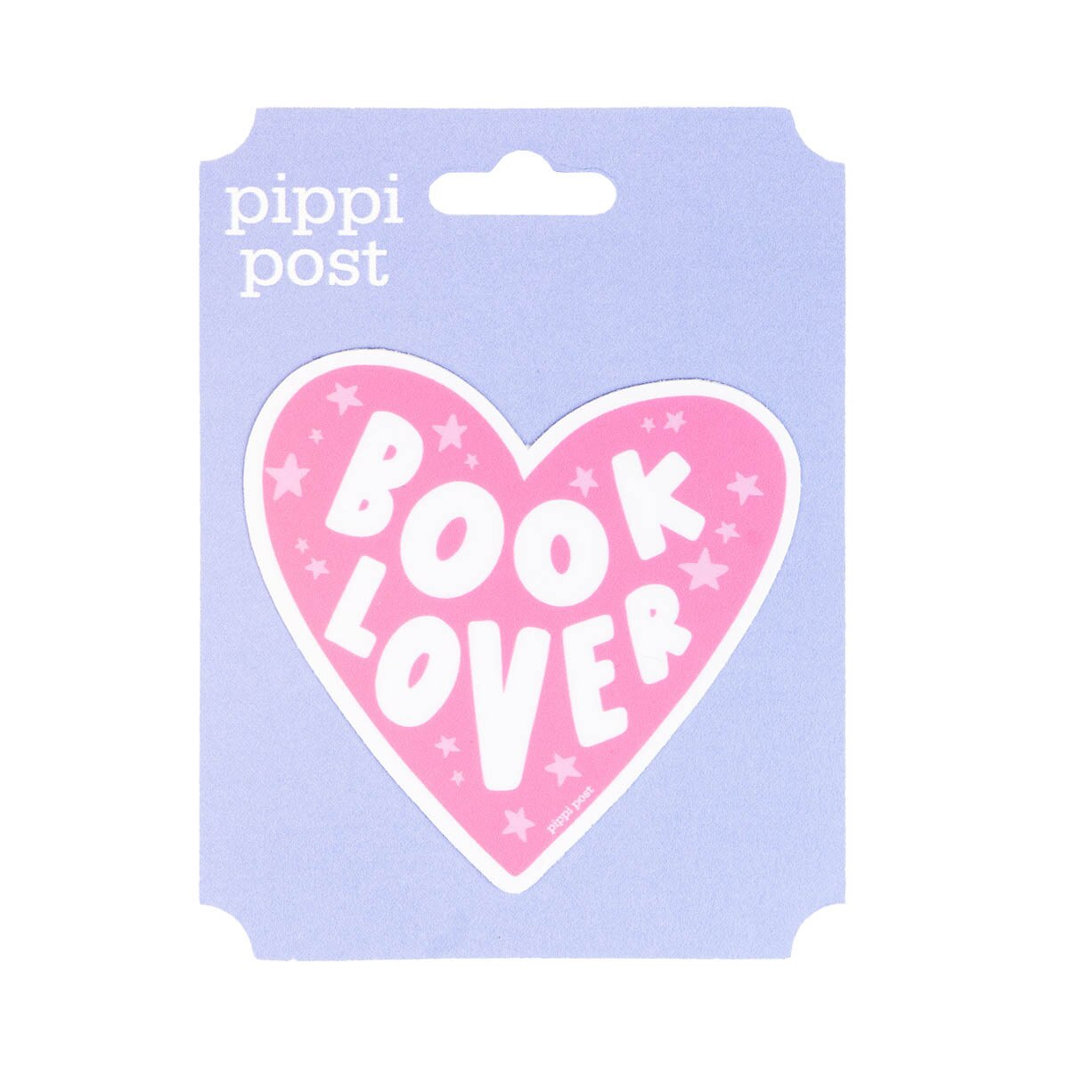 Book Lover Heart Sticker